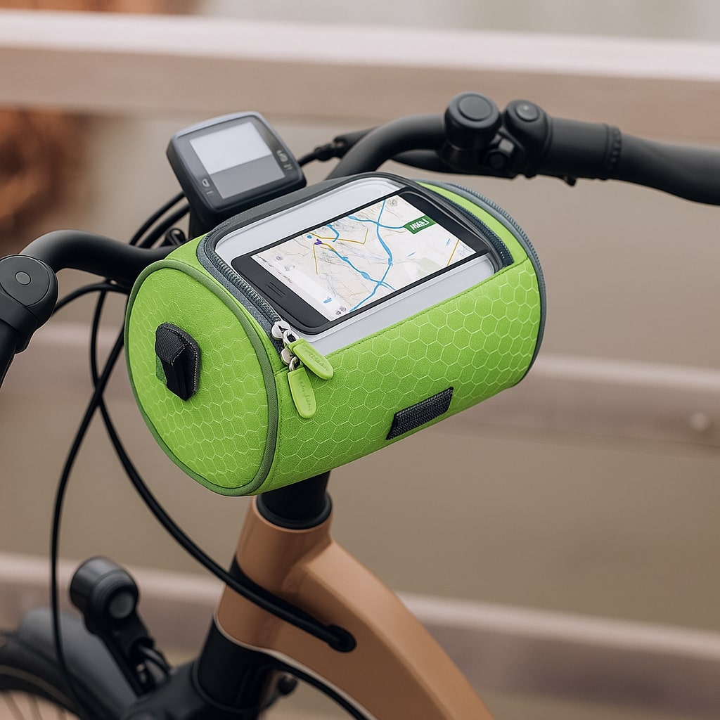 Fietstas voor het stuur | Waterdichte fietstas met touchscreen | Tourix 4