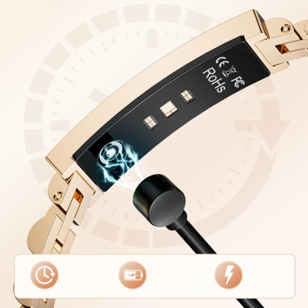 Fitness tracker voor vrouwen – Elegante activiteitstracker met stappenteller en slaapregistratie 5
