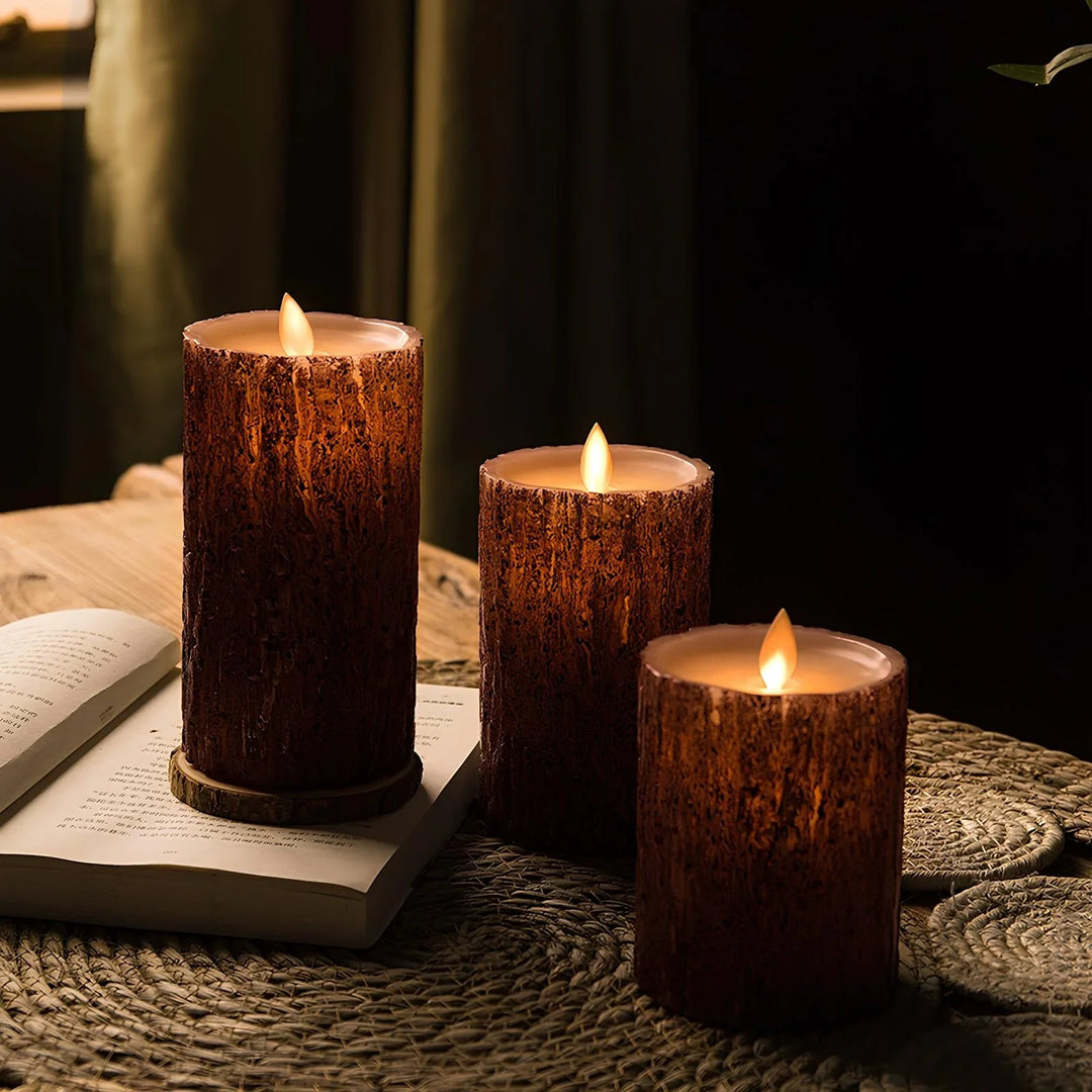 Flameless Block Candles 7