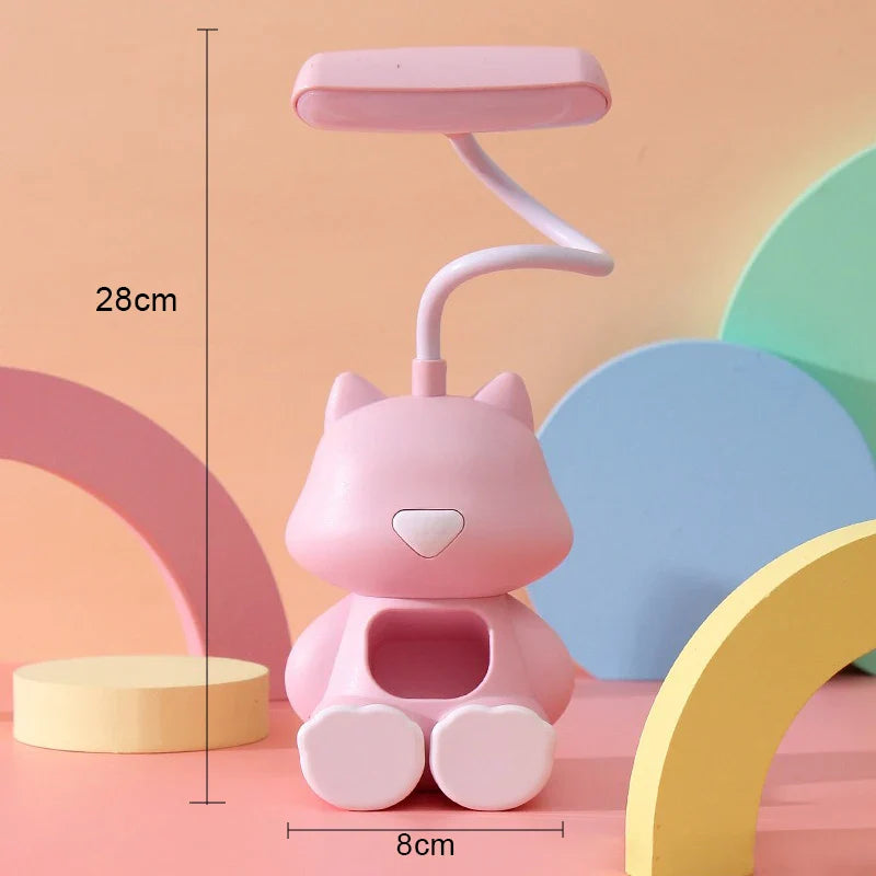 GlowMate – Flexibele LED bureaulamp met kleurstanden &amp; telefoonhouder