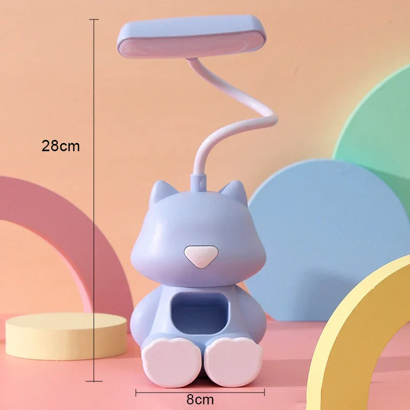 GlowMate – Flexibele LED bureaulamp met kleurstanden &amp; telefoonhouder