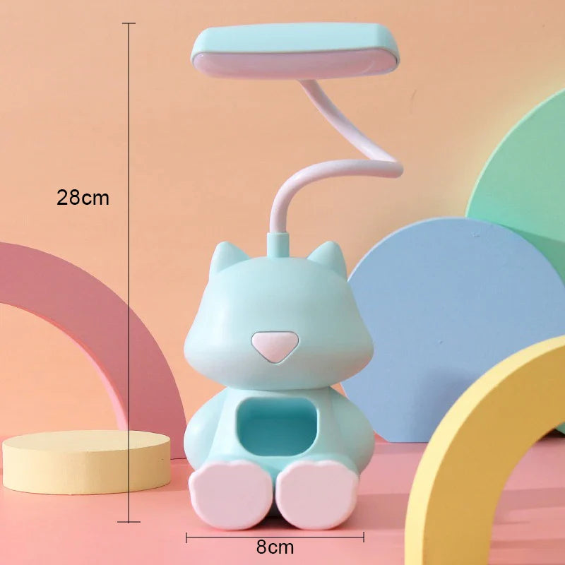 GlowMate – Flexibele LED bureaulamp met kleurstanden &amp; telefoonhouder