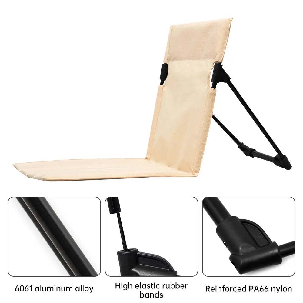 Travino Filo Silla Plegable – Silla Exterior Cómoda y Resistente a la Intemperie