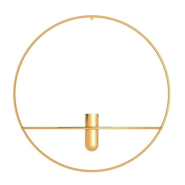 FrameLume | Creatieve metalen wandkaarsenhouder en vaas – moderne woondecoratie 12