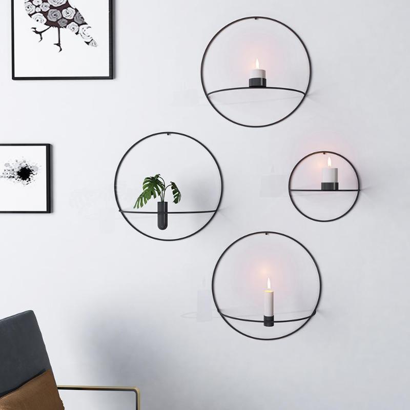 FrameLume | Creatieve metalen wandkaarsenhouder en vaas – moderne woondecoratie 4