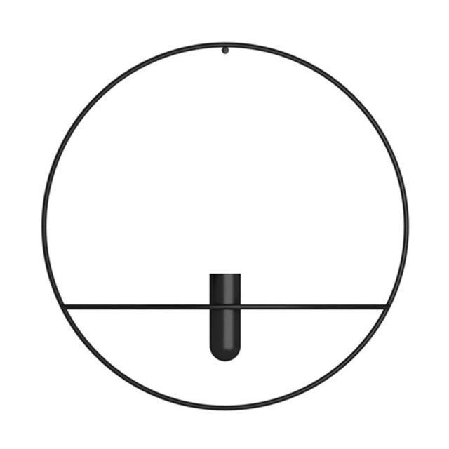 FrameLume | Creatieve metalen wandkaarsenhouder en vaas – moderne woondecoratie 8