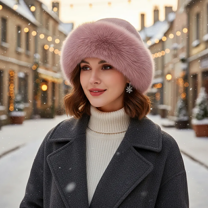 Furla – Elegante dameswintermuts van imitatiebont voor extra warmte 8