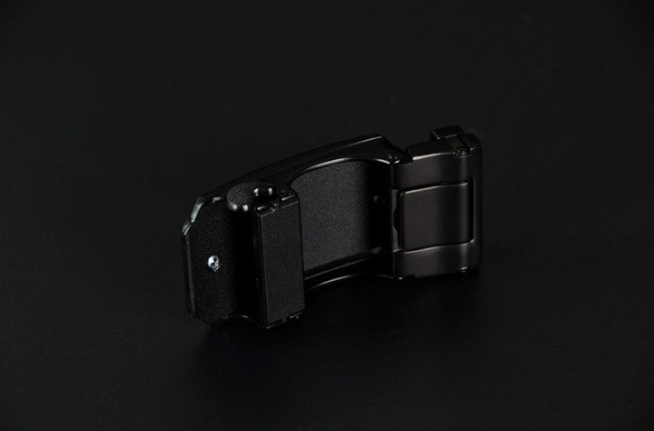 Morvani – Cinto automático de couro com fecho de catraca ajustável para homem