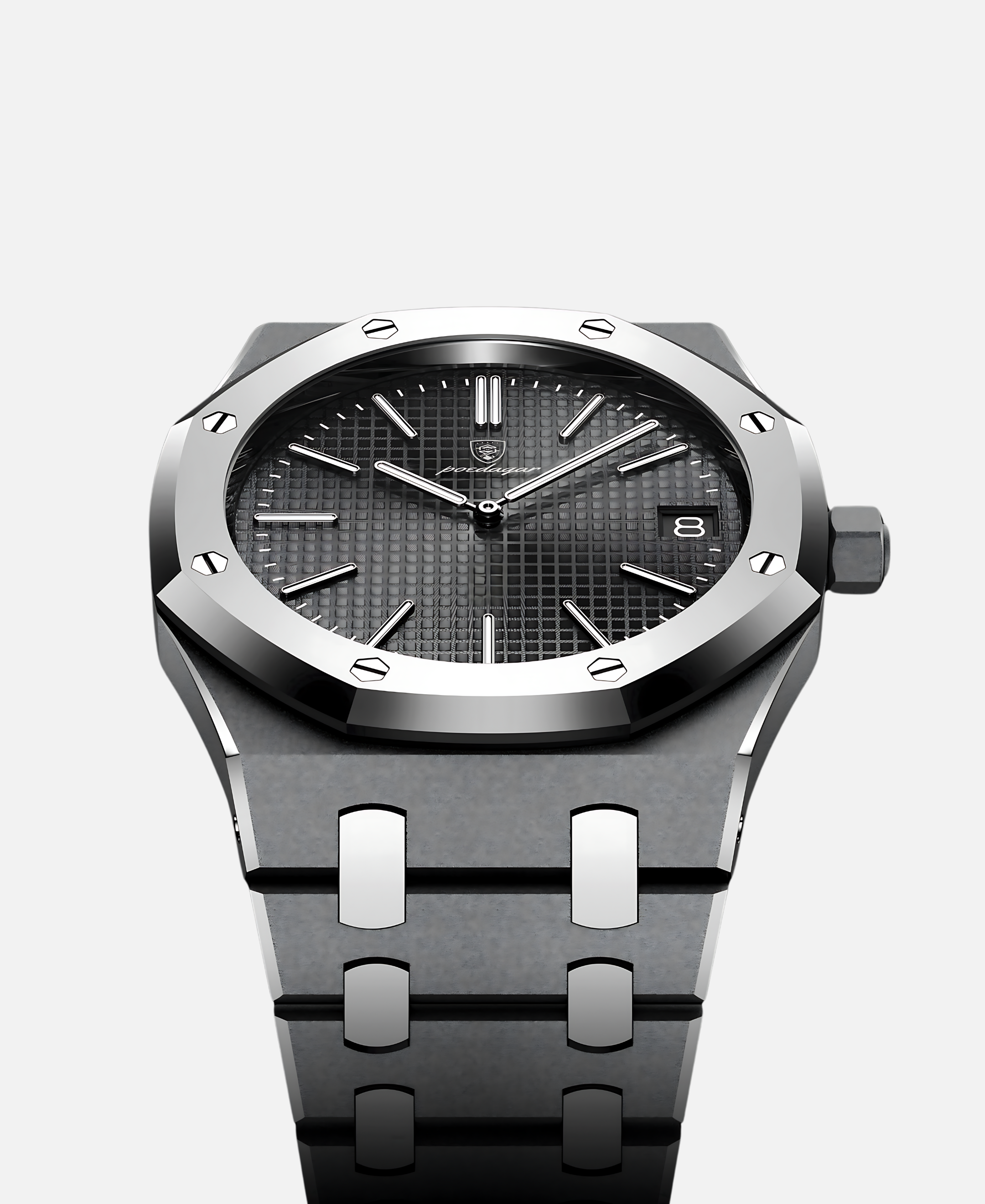 Montelario – Reloj minimalista para hombre con cristal de zafiro y resistente al agua 5 ATM
