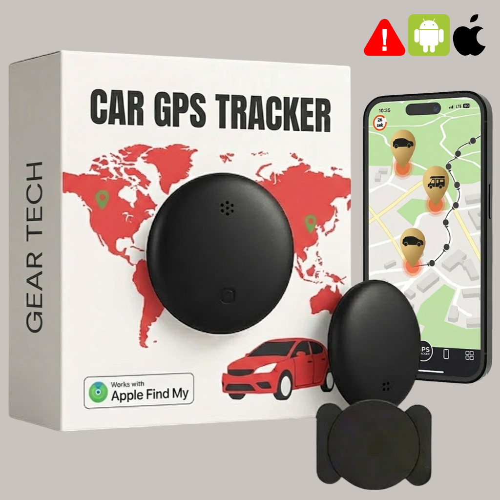 GPS Tracker voor Auto's zonder Abonnement | Realtime Locatietracking | Compatibel met Android & iOS | Sansoti 0
