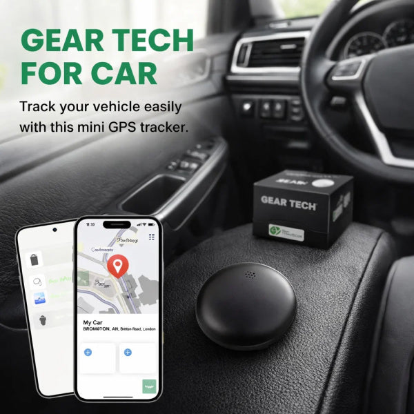 GPS Tracker voor Auto's zonder Abonnement | Realtime Locatietracking | Compatibel met Android & iOS | Sansoti 2