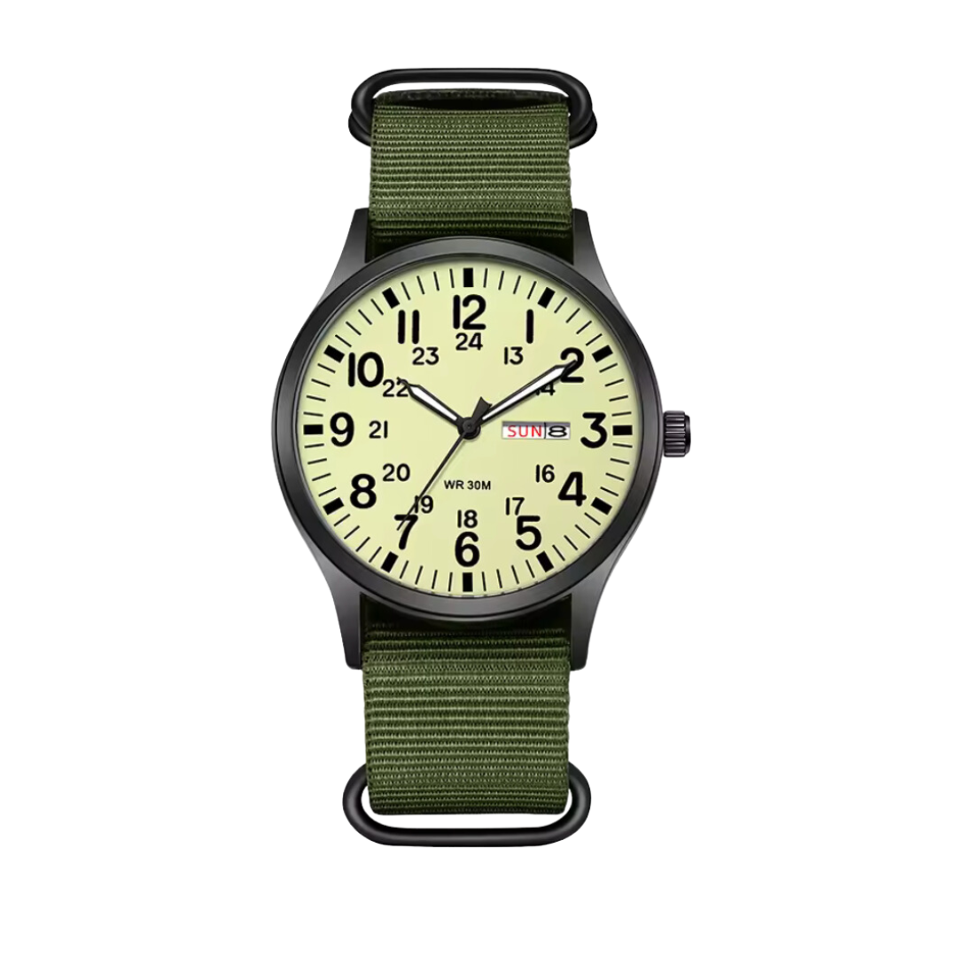 Durano – Reloj de hombre para exteriores 100m resistente al agua con cristal de zafiro