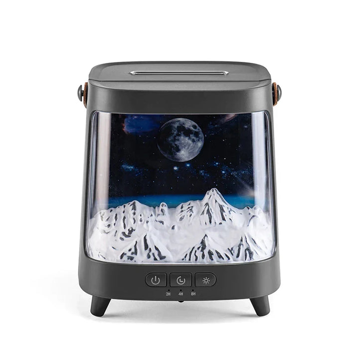 Difusor de Llama Galaxia AeroGlow – Difusor de Aroma con Luz Cálida y Control Remoto