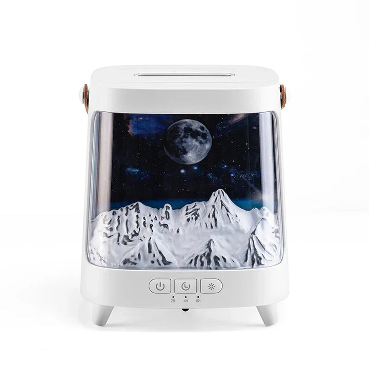Difusor de Llama Galaxia AeroGlow – Difusor de Aroma con Luz Cálida y Control Remoto