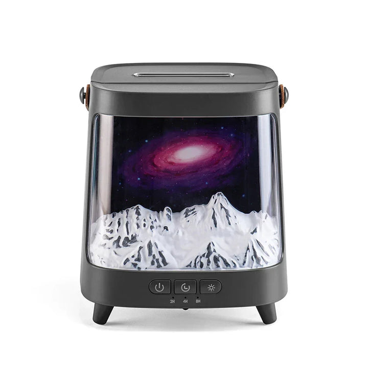 Difusor de Llama Galaxia AeroGlow – Difusor de Aroma con Luz Cálida y Control Remoto