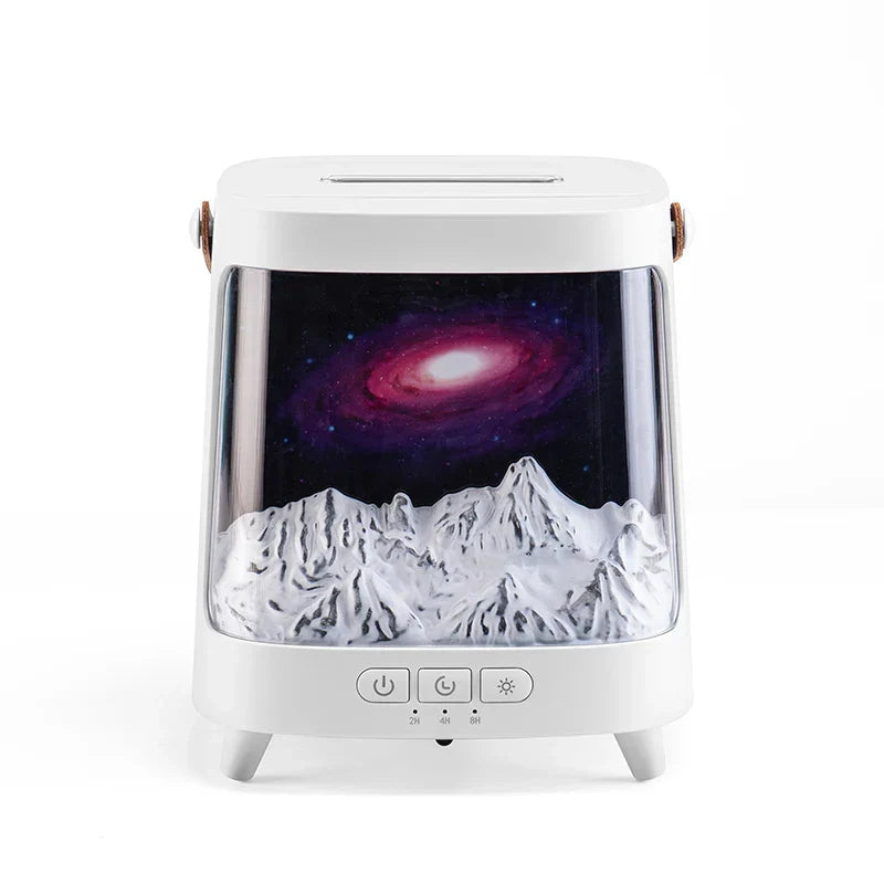 Difusor de Llama Galaxia AeroGlow – Difusor de Aroma con Luz Cálida y Control Remoto