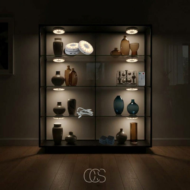 Draadloze LED Spots – Set van 3 met Bewegingssensor &amp; Afstandsbediening Vestragear