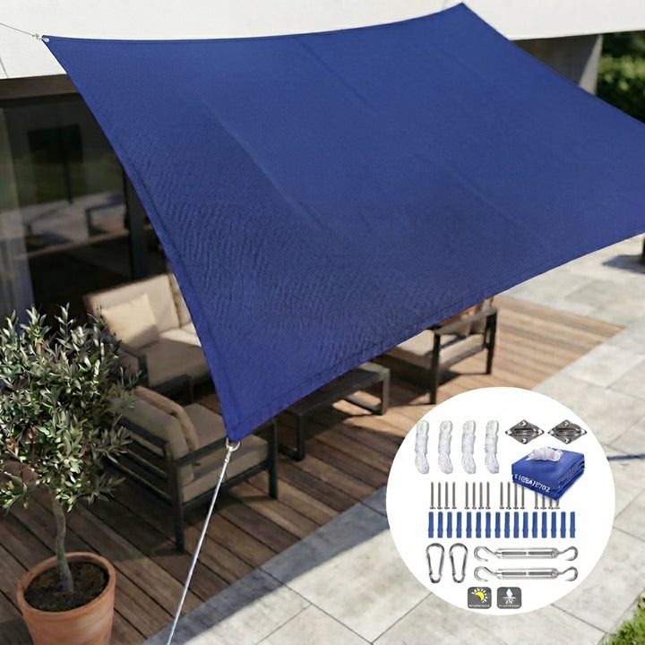 Schaduwdoek Waterdicht Rechthoek – UV-bescherming voor Tuin &amp; Terras Vestragear