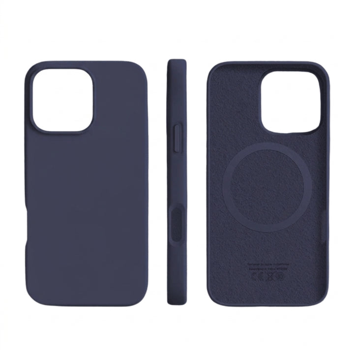 iPhone Hoesje met MagSafe – Siliconen Backcover met Zachte Grip en Magnetische Ring Vestragear