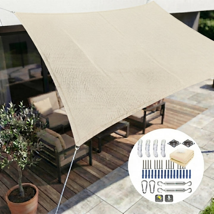 Schaduwdoek Waterdicht Rechthoek – UV-bescherming voor Tuin &amp; Terras Vestragear