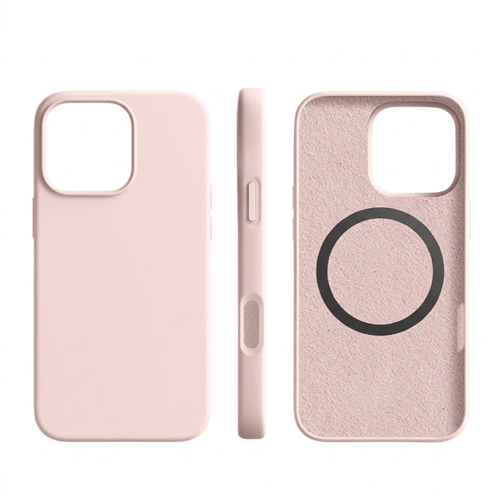 iPhone Hoesje met MagSafe – Siliconen Backcover met Zachte Grip en Magnetische Ring Vestragear