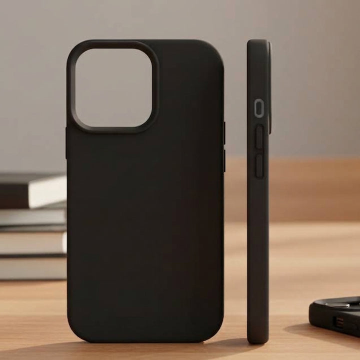 iPhone Hoesje met MagSafe – Siliconen Backcover met Zachte Grip en Magnetische Ring Vestragear