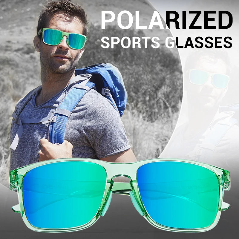 Gepolariseerde Zonnebril voor Mannen en Vrouwen, UV400 Bescherming, Lichtgewicht en Comfortabel voor Outdoor Sport 2