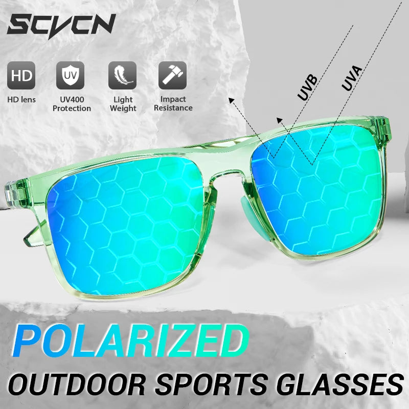 Gepolariseerde Zonnebril voor Mannen en Vrouwen, UV400 Bescherming, Lichtgewicht en Comfortabel voor Outdoor Sport 4