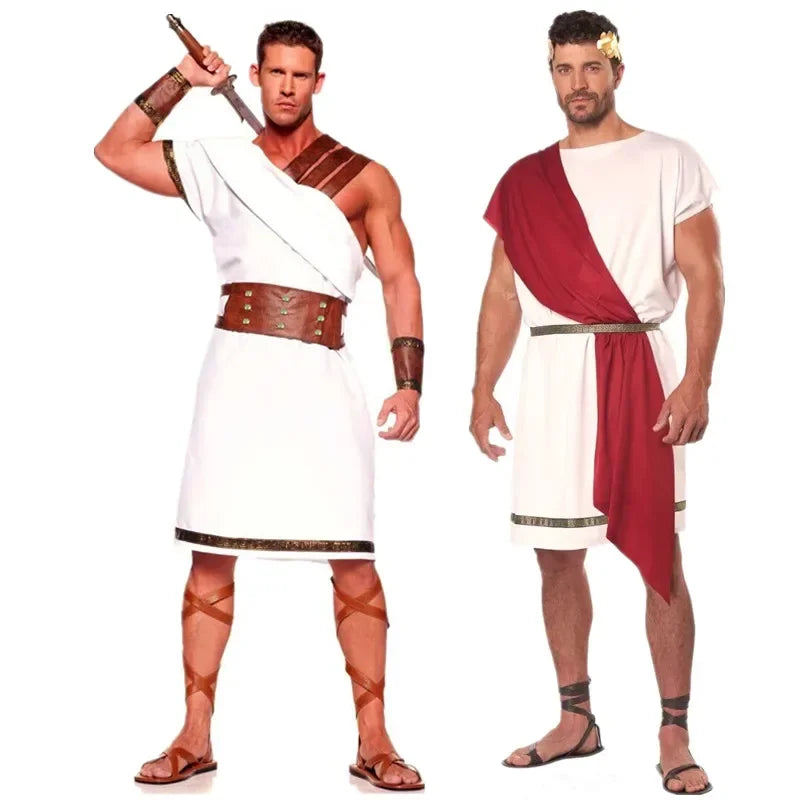 Gladiator kostuum voor volwassenen met Romeinse soldaat stijl voor carnaval en cosplay 0