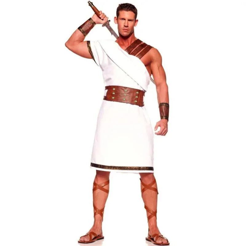 Gladiator kostuum voor volwassenen met Romeinse soldaat stijl voor carnaval en cosplay 1