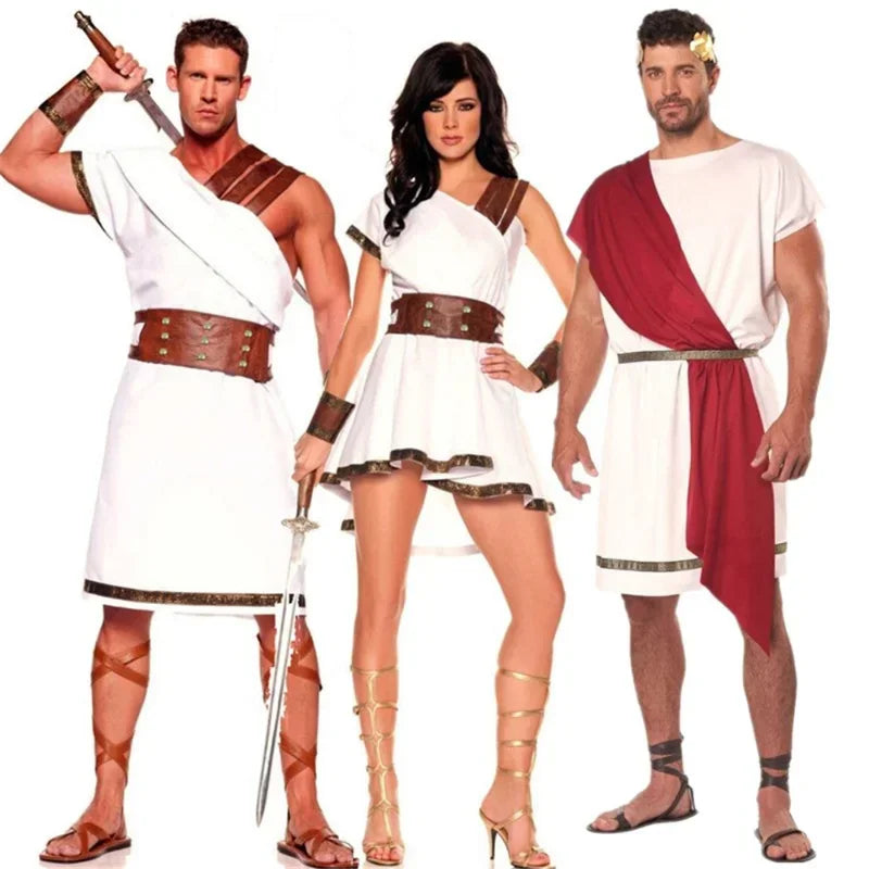 Gladiator kostuum voor volwassenen met Romeinse soldaat stijl voor carnaval en cosplay 4