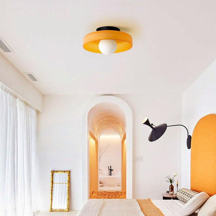 Glazen Schijf Plafondlamp &amp; Wandlamp – Moderne Designverlichting in Glas | Sansoti 1