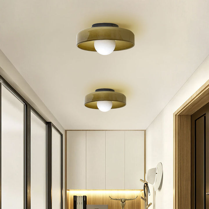 Glazen Schijf Plafondlamp &amp; Wandlamp – Moderne Designverlichting in Glas | Sansoti 4