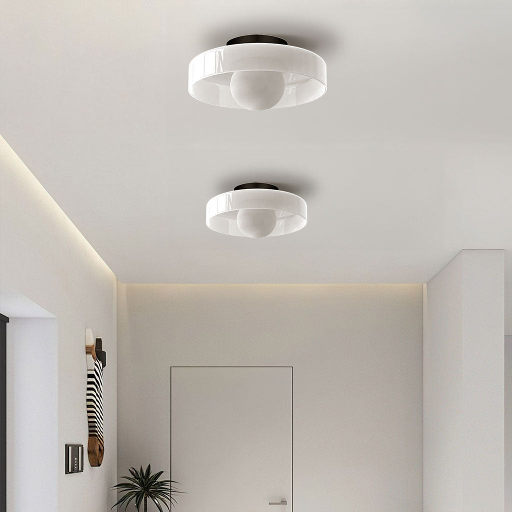 Glazen Schijf Plafondlamp &amp; Wandlamp – Moderne Designverlichting in Glas | Sansoti 5