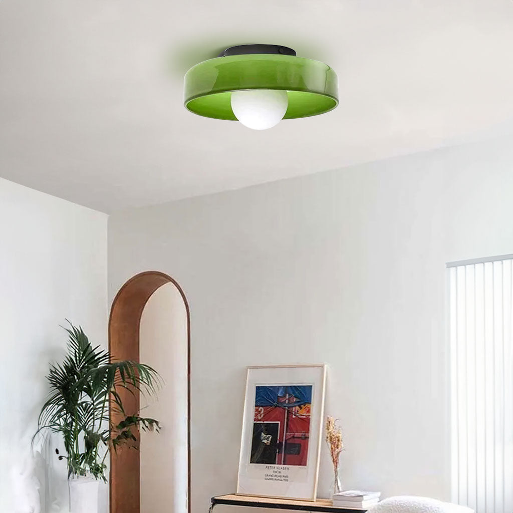 Glazen Schijf Plafondlamp &amp; Wandlamp – Moderne Designverlichting in Glas | Sansoti 6