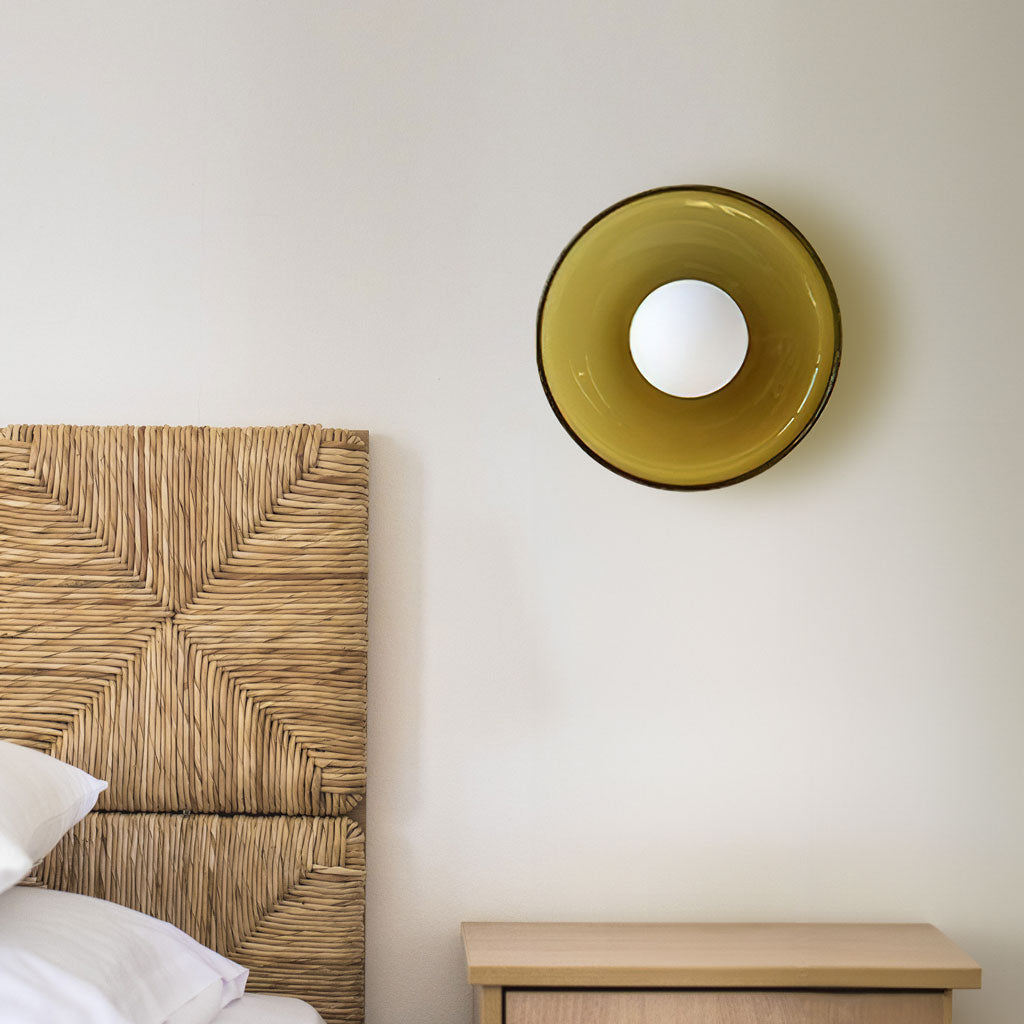 Glazen Schijf Plafondlamp &amp; Wandlamp – Moderne Designverlichting in Glas | Sansoti 7