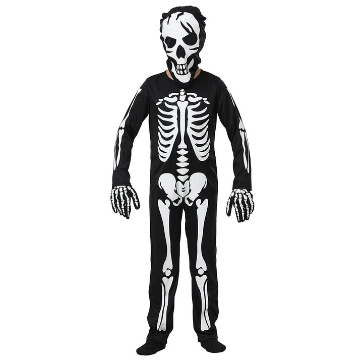 Gloeiende Skelet Halloween Kinderen Zombie Kostuum 3