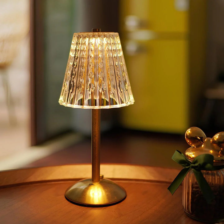 Golden Crystal Table Lamp 1