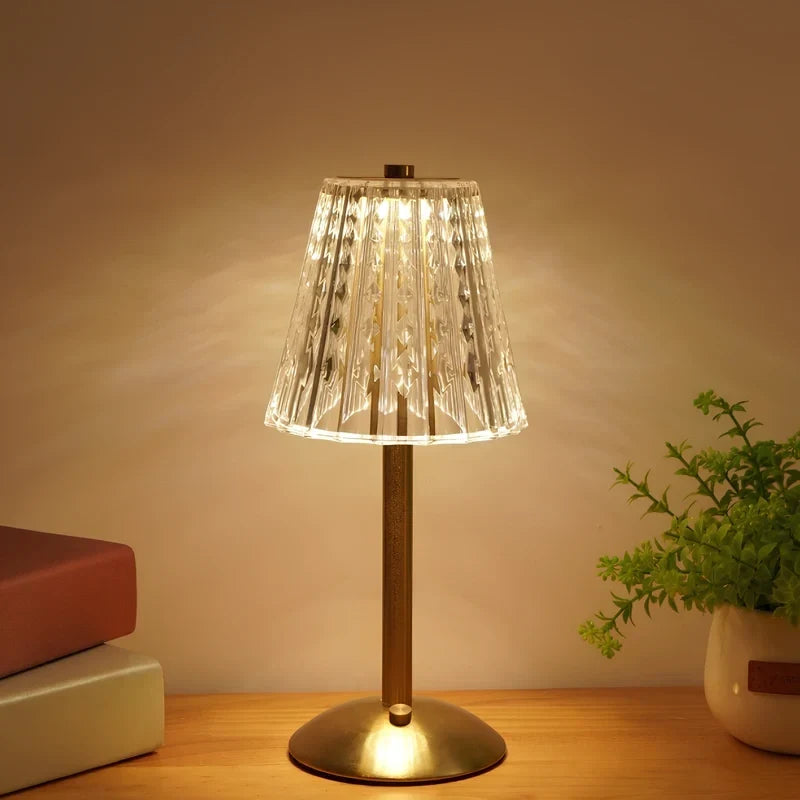 Golden Crystal Table Lamp 3