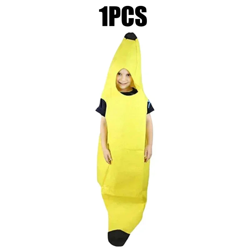 FunFruit – Disfraz Divertido de Plátano para Hombre – Atuendo de Carnaval y Halloween (S-XL)