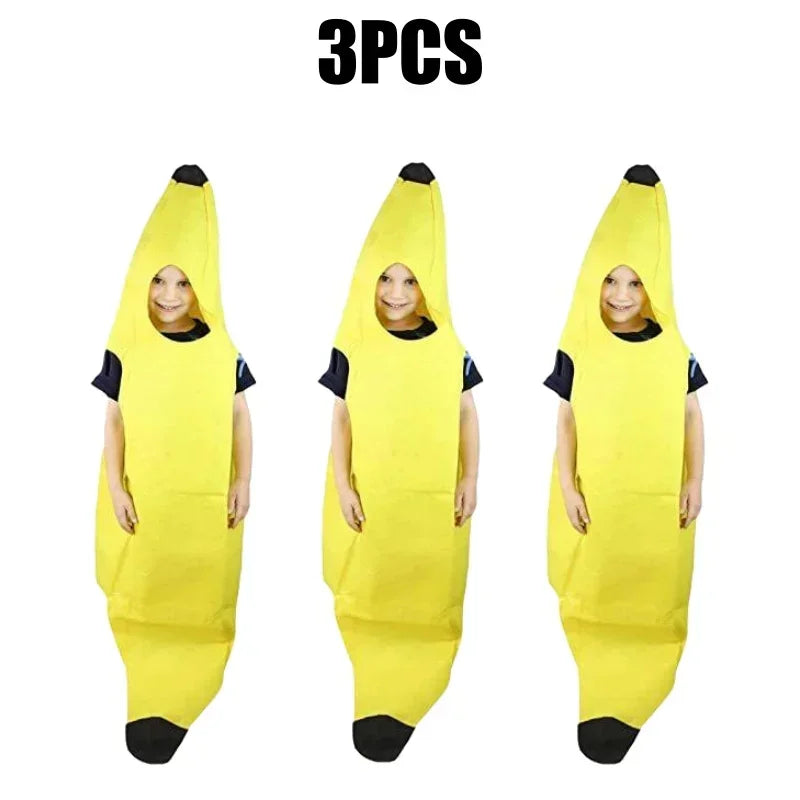 FunFruit – Disfraz Divertido de Plátano para Hombre – Atuendo de Carnaval y Halloween (S-XL)