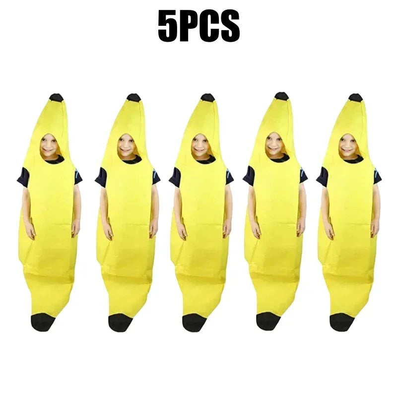 FunFruit – Disfraz Divertido de Plátano para Hombre – Atuendo de Carnaval y Halloween (S-XL)