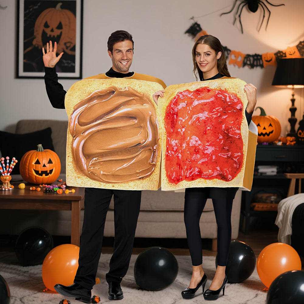 Grappige Halloween Kostuums voor Stellen Pindakaas en Jelly 2