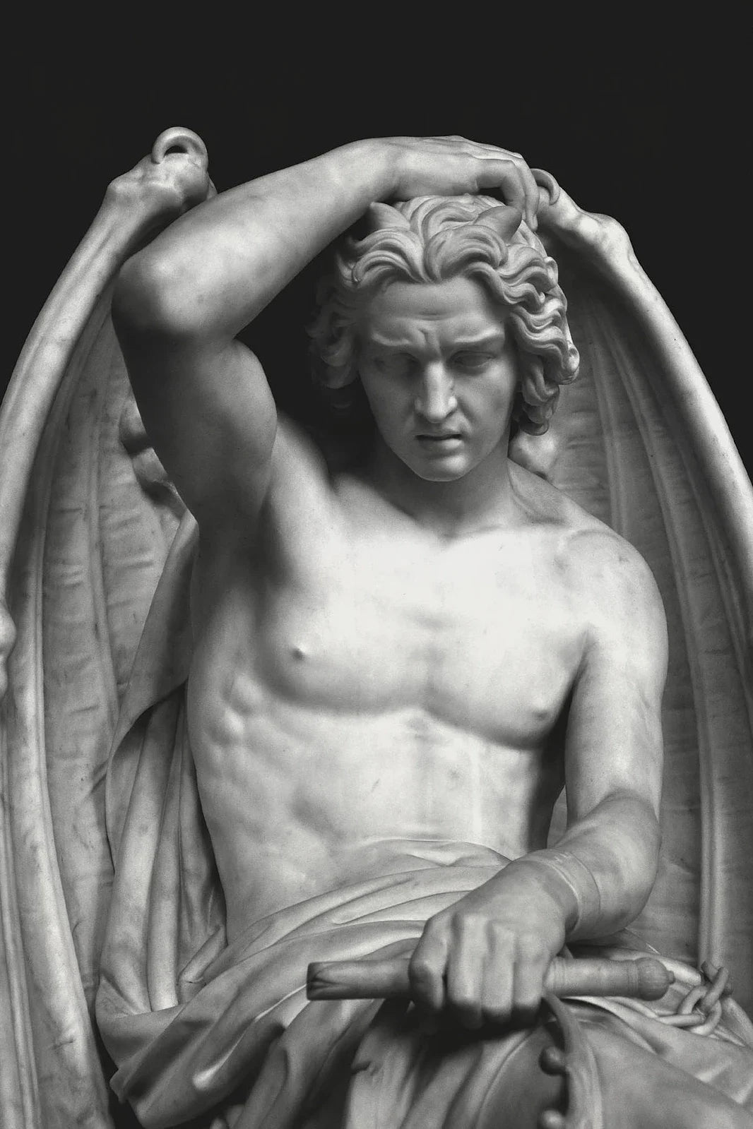 Griekse mythologie canvas poster met lichaamssculptuur voor woondecoratie 12