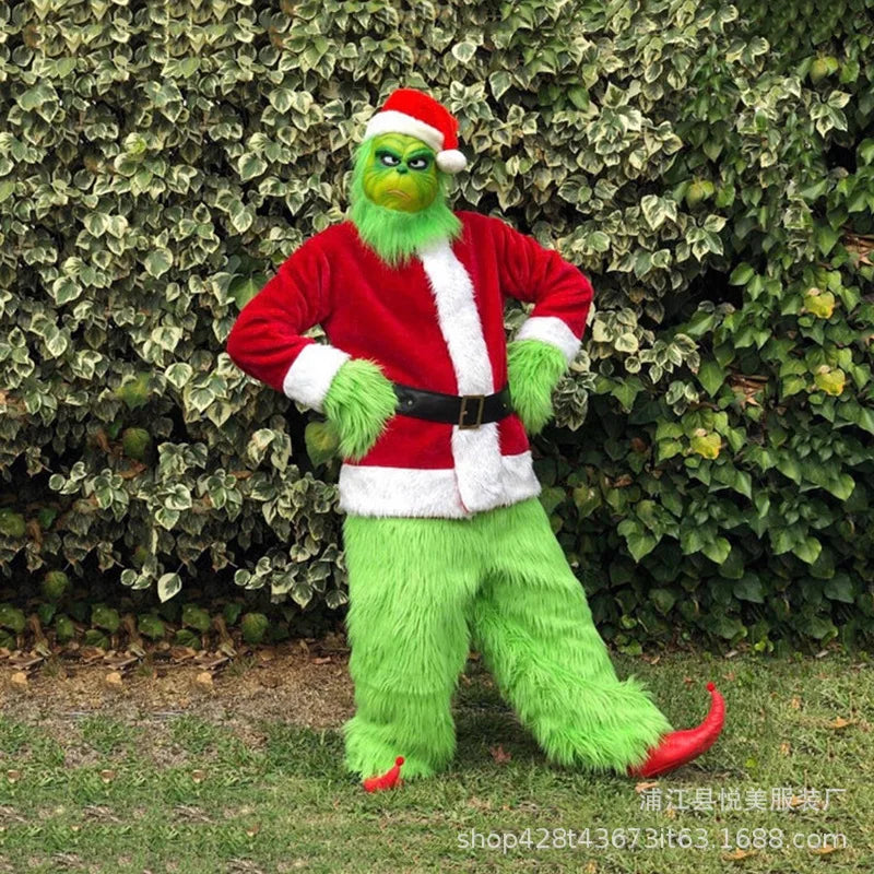 Grinch Kerstmis Kostuum - Compleet met Accessoires voor een Feestelijke Uitstraling 2
