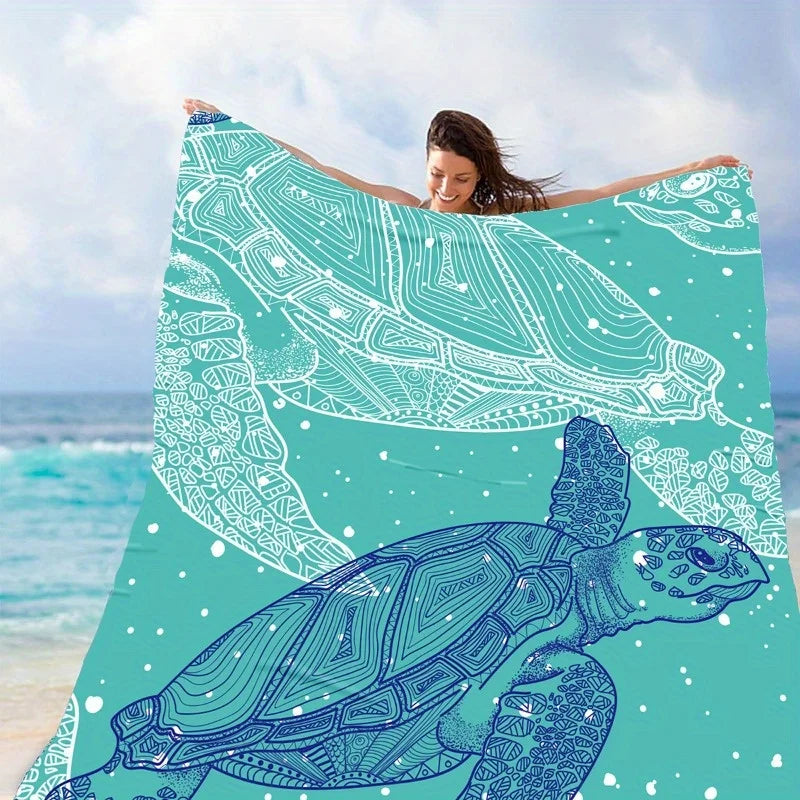 Grote Zanddichte Stranddeken voor Picknick en Outdoor Gebruik, Lichtgewicht en Duurzaam 0