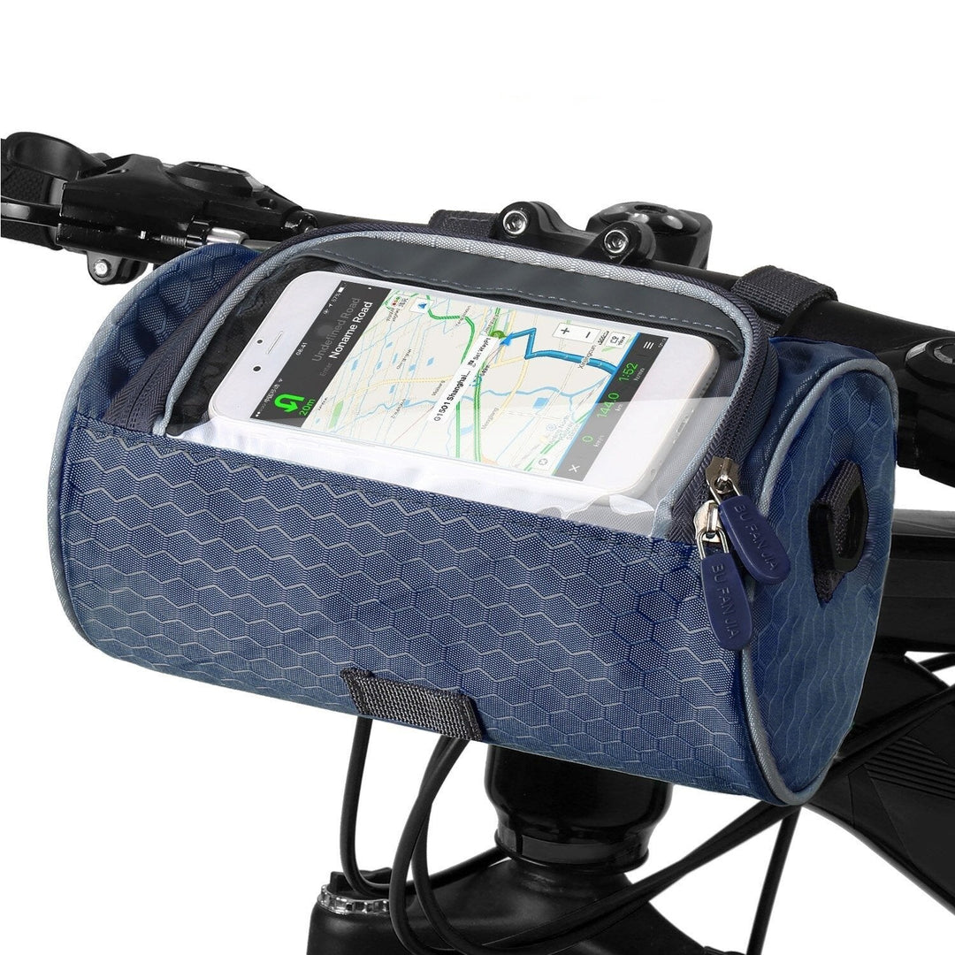 Velora – Mala de bicicleta com suporte para telemóvel com ecrã tátil – Resistente a salpicos