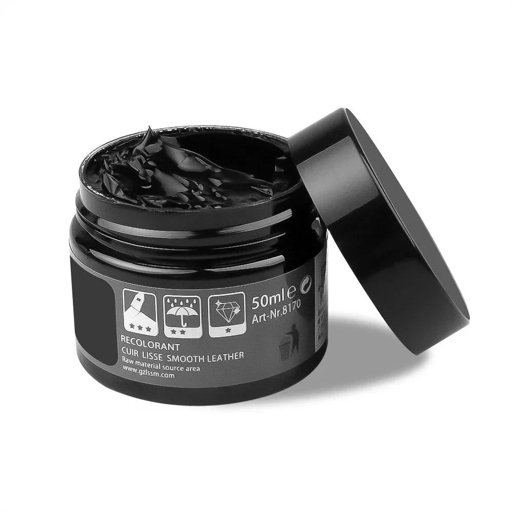 Revivo – Crema para cuero refrescante y protectora para zapatos y muebles