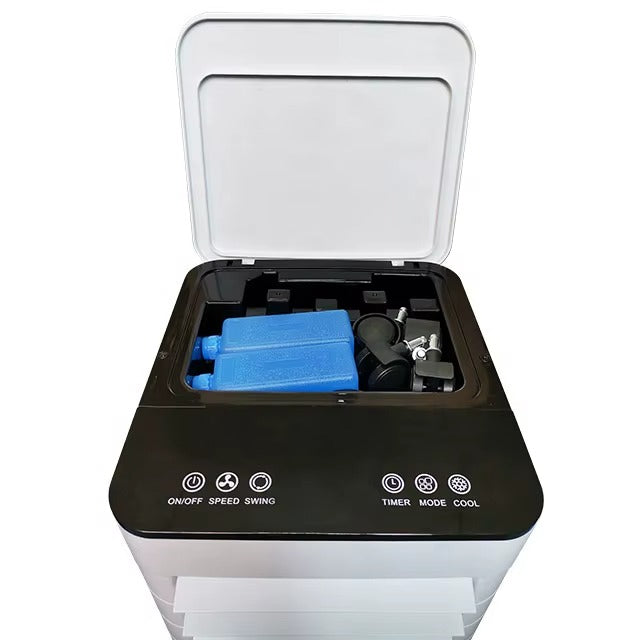 AeroChill draagbare airconditioner zonder installatie – 3-in-1 koelen, bevochtigen en zuiveren Vestragear