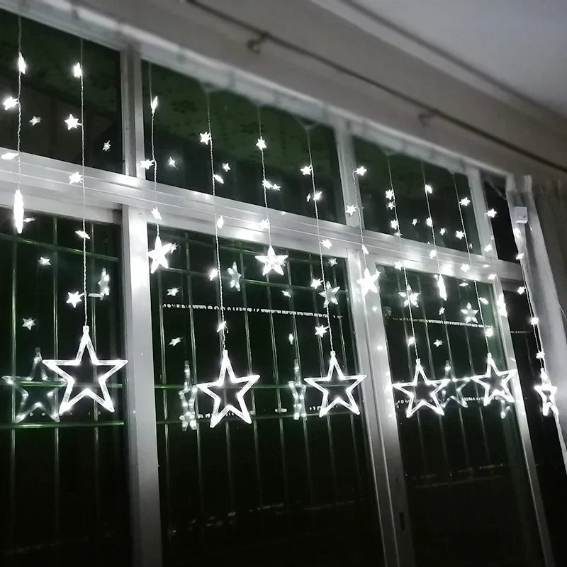 Auraly Lichtslinger – LED sterrengordijn voor binnen en buiten met meerdere lichtstanden